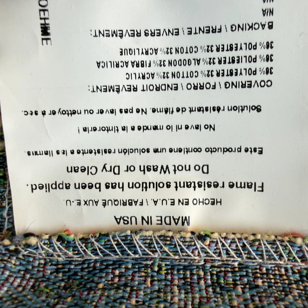Nicky Boehm Stonehedge Bridge Wall Hanging Tapestry Woven Art with‎ Wooden Rods